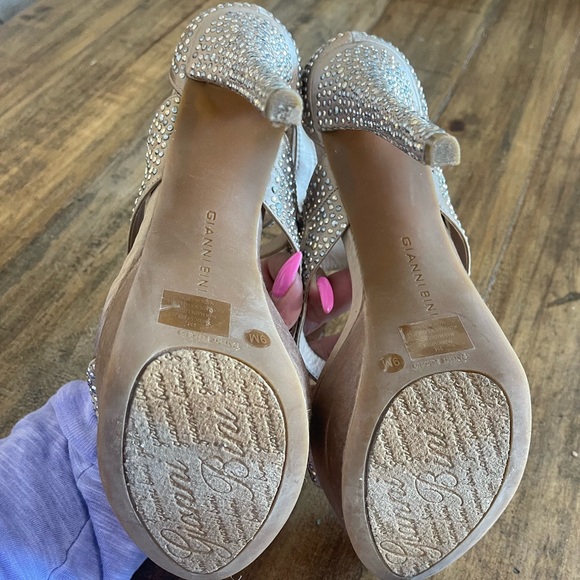 Gianni Bini Trinitie Pink Marble Heels EUC - Picture 5 of 7